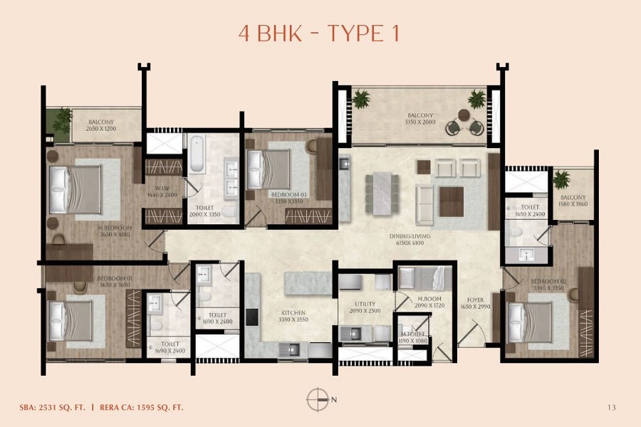 Typecal Floor Plan